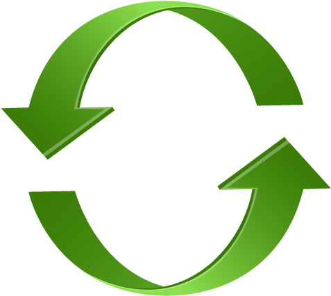 Download A14 Circlearrow Green - Green Arrows In A Circle - HD ...