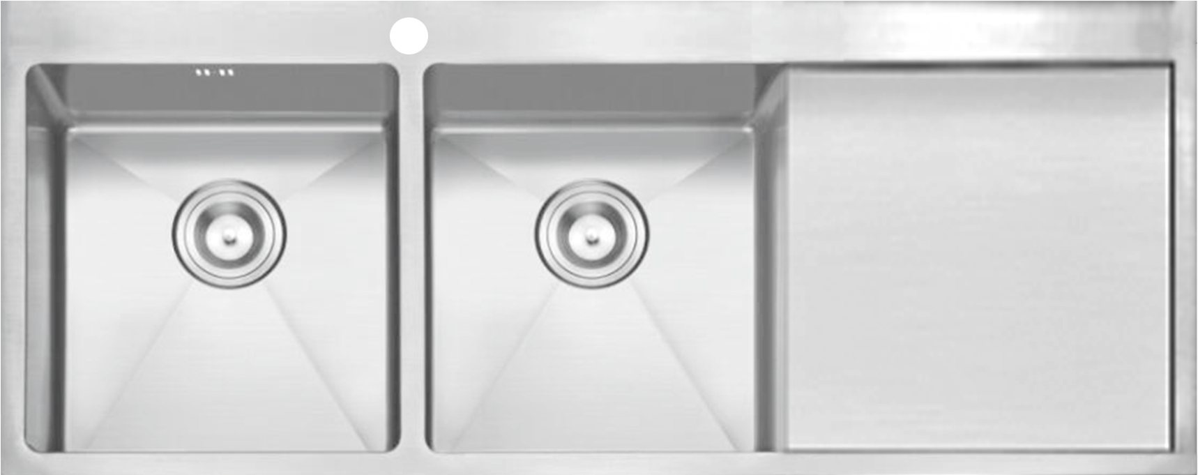 Stainless Steel Kitchen Sinks Hand Made As - Sink (1757x766), Png Download
