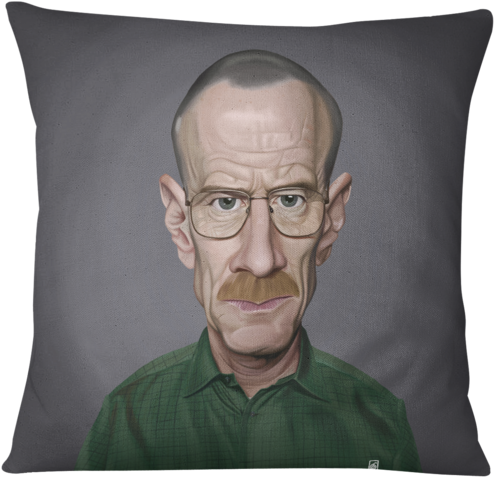 Cojin Bryan Cranston - Schauspieler & Schauspielerinnen Notizblock Bryan (500x485), Png Download