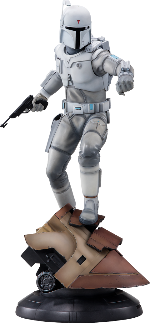 Ralph Mcquarrie Boba Fett Statue - Boba Fett (480x1031), Png Download