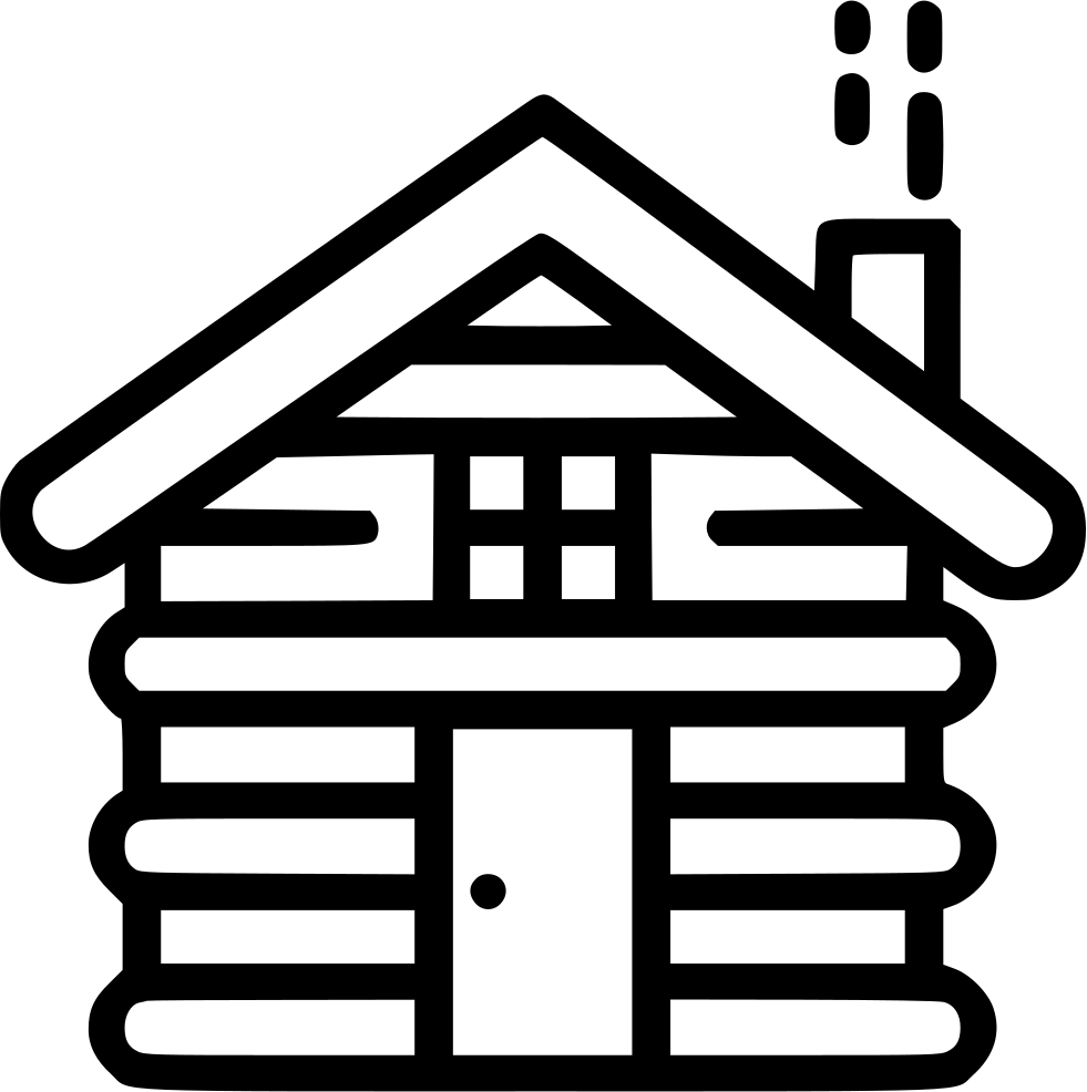 Cabin Free Icon - Cabin Icon Png (981x986), Png Download