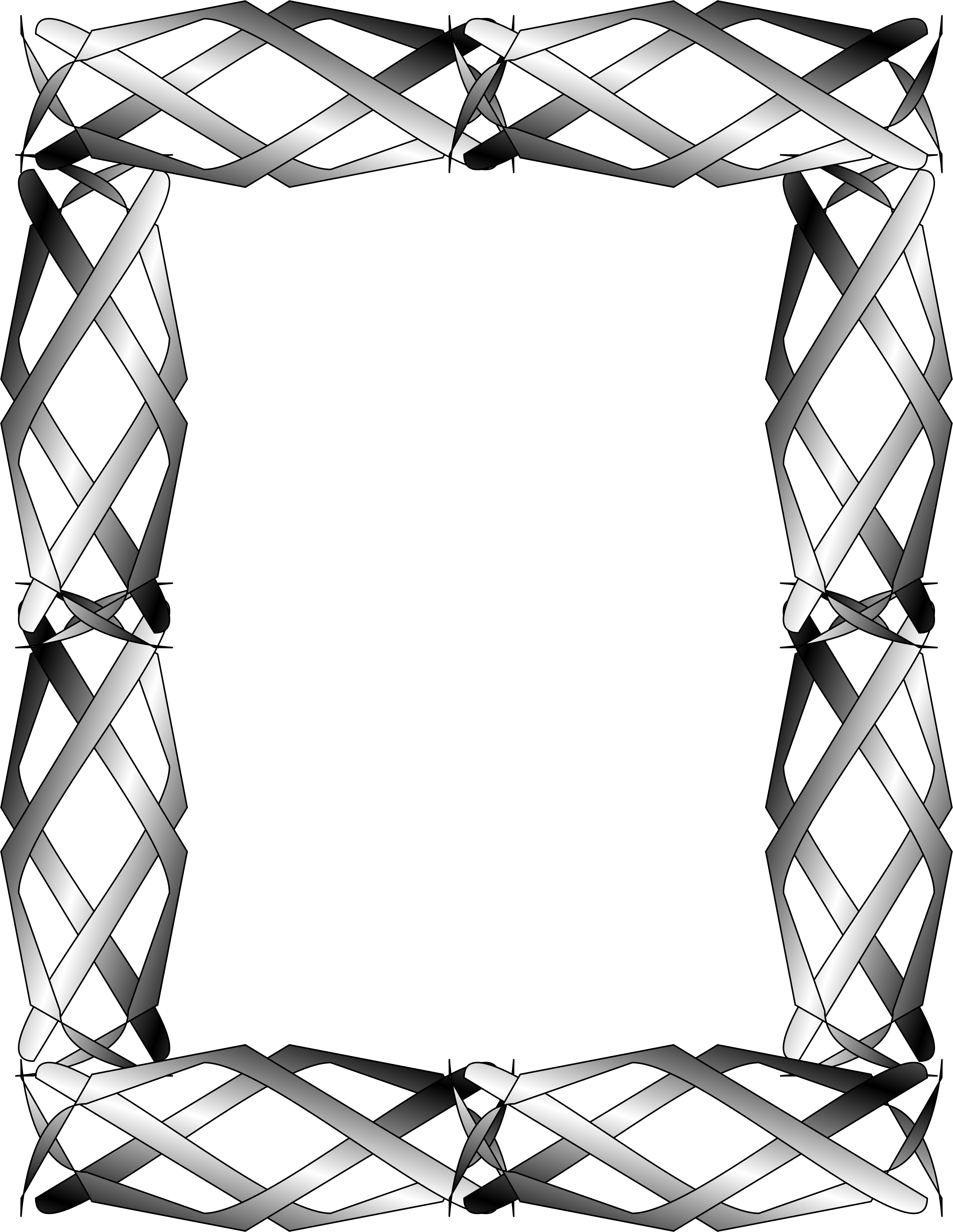 Celtic Silver Frame Border No Ratings Yet - Volleyball Frame Clip Art (2966x3834), Png Download
