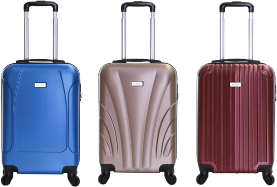 Cabin Bag Png Image - Karabar Alameda 55 Cm Hard Cabin Suitcase (560x380), Png Download