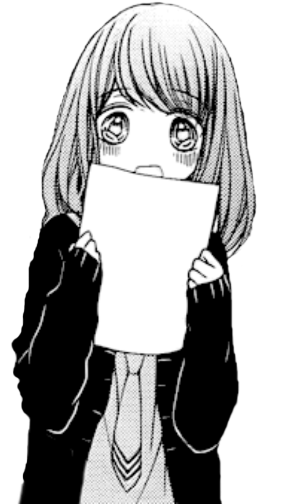 Black And White Anime Png - Black And White Anime Transparent (1000x1000), Png Download