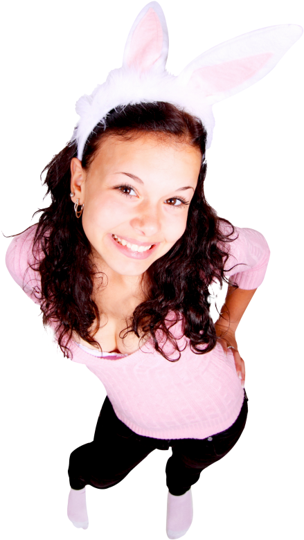 Download Young Smiling Girl Png Image - Young Girls Png (500x815), Png Download