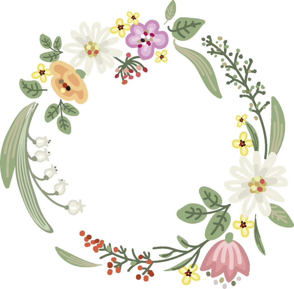 White Flowers Transparent Garland Vector - Transparentgarland (1024x1006), Png Download