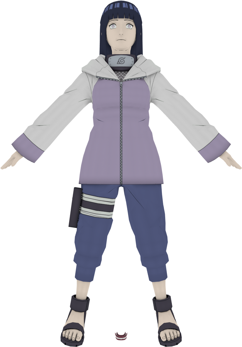 Hinata Hyūga - Figurine (1200x1200), Png Download