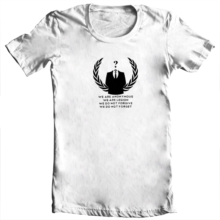 Anon Logo White T-shirt Larger Image - Susuka Pero Hindi Susuko Shirt (730x730), Png Download