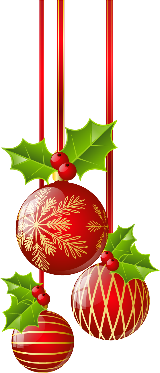 Transparent Christmas Red Ornaments Png Clipart Gallery - Christmas Red Balls Png (424x600), Png Download