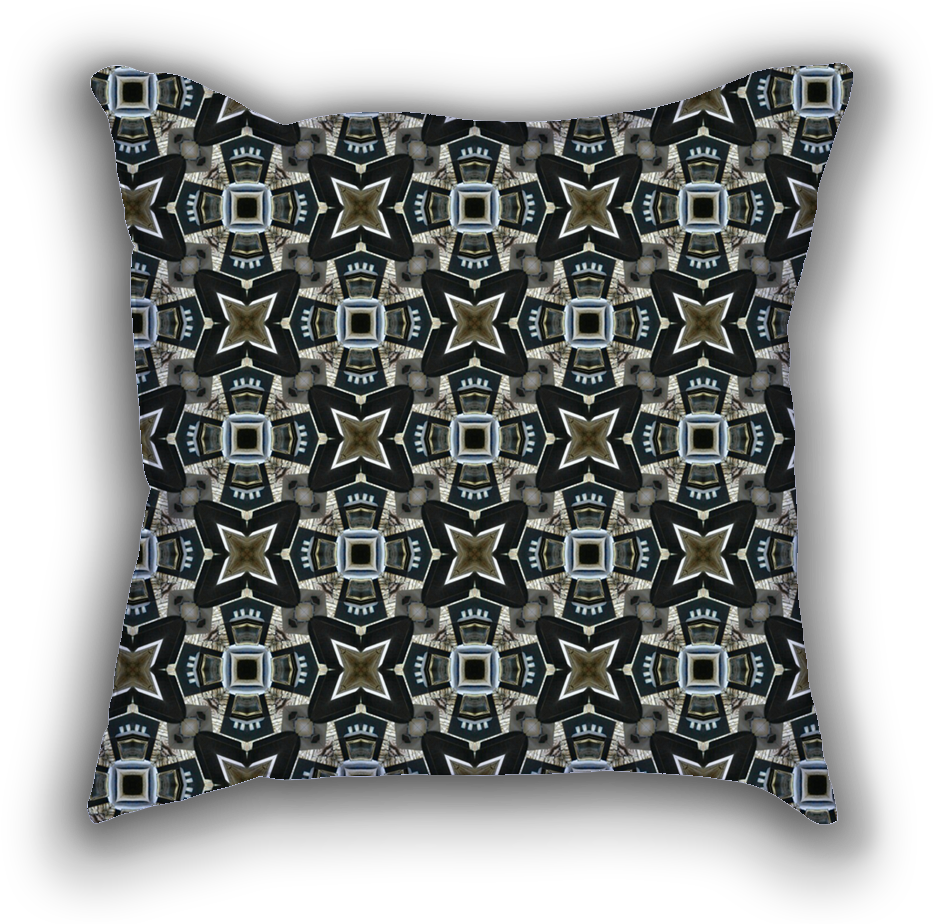 Throw Pillow - Tribal Design - Cushion (1018x933), Png Download