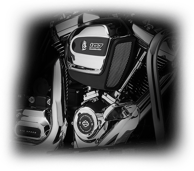 Pure Harley-davidson Styling - Harley-davidson Milwaukee-eight Engine (680x600), Png Download