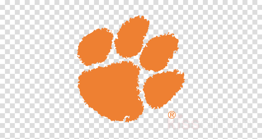 Clemson Paw Clipart Clemson University Clemson Tigers - Clemson Football Logo (900x480), Png Download