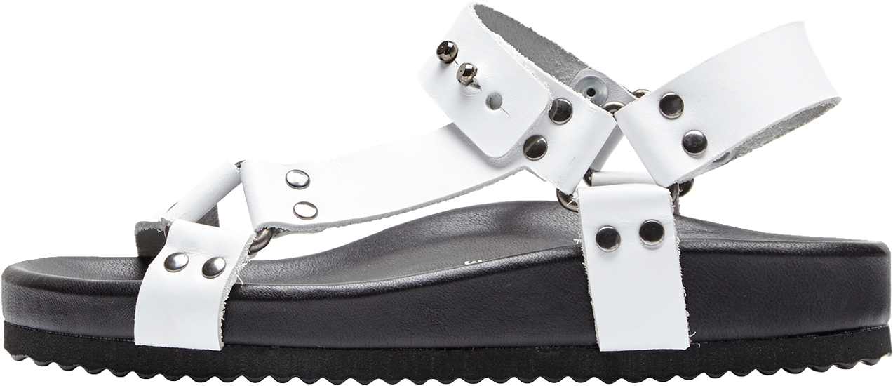 Summer Fashion Styling Tips By Lucinda Chambers John - Selected Femme, Damen Sandalen Met Riem, Wit (1440x960), Png Download