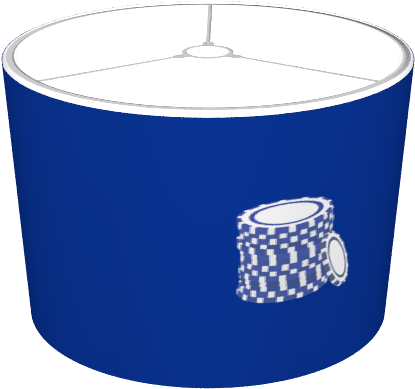 Blue Poker Chips - Blue Poker Chips T-shirt (674x516), Png Download