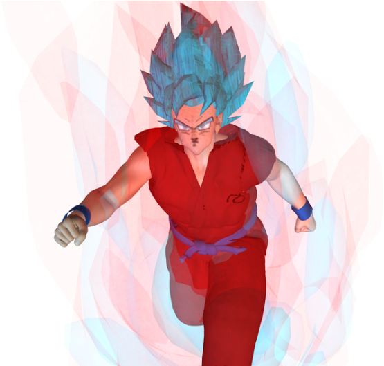 Goku Body - Goku Daz3d (600x528), Png Download