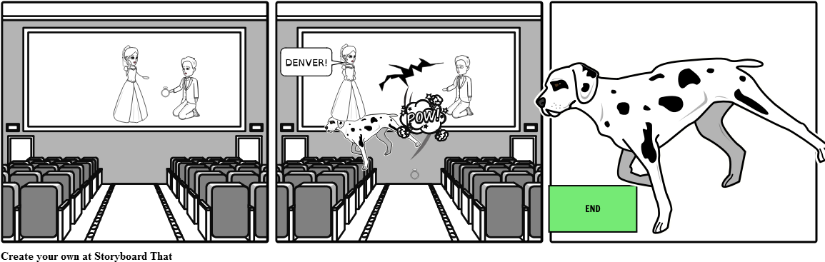 Denver The Dalmatian - Cartoon (1164x385), Png Download
