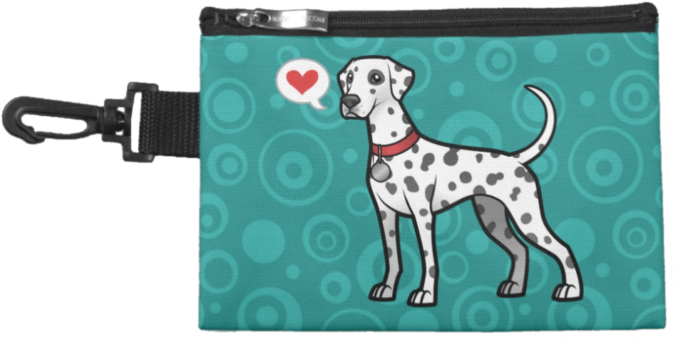 Dalmatian Clip-on Treat Bag - Mal Heart Descendants (1006x1006), Png Download