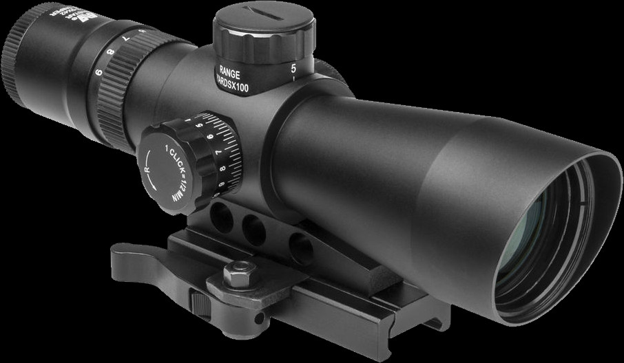 Ncstar 3-9 X 42mm Mark Iii Tactical Series Scope, P4 (906x528), Png Download