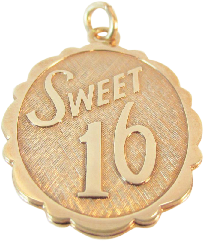 Lamode Sweet 16 Charm Pendant - Locket (800x800), Png Download