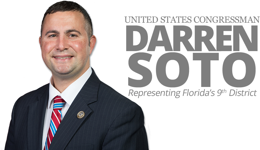 Congressman Darren Soto - Us Rep Darren Soto D Fl (918x520), Png Download