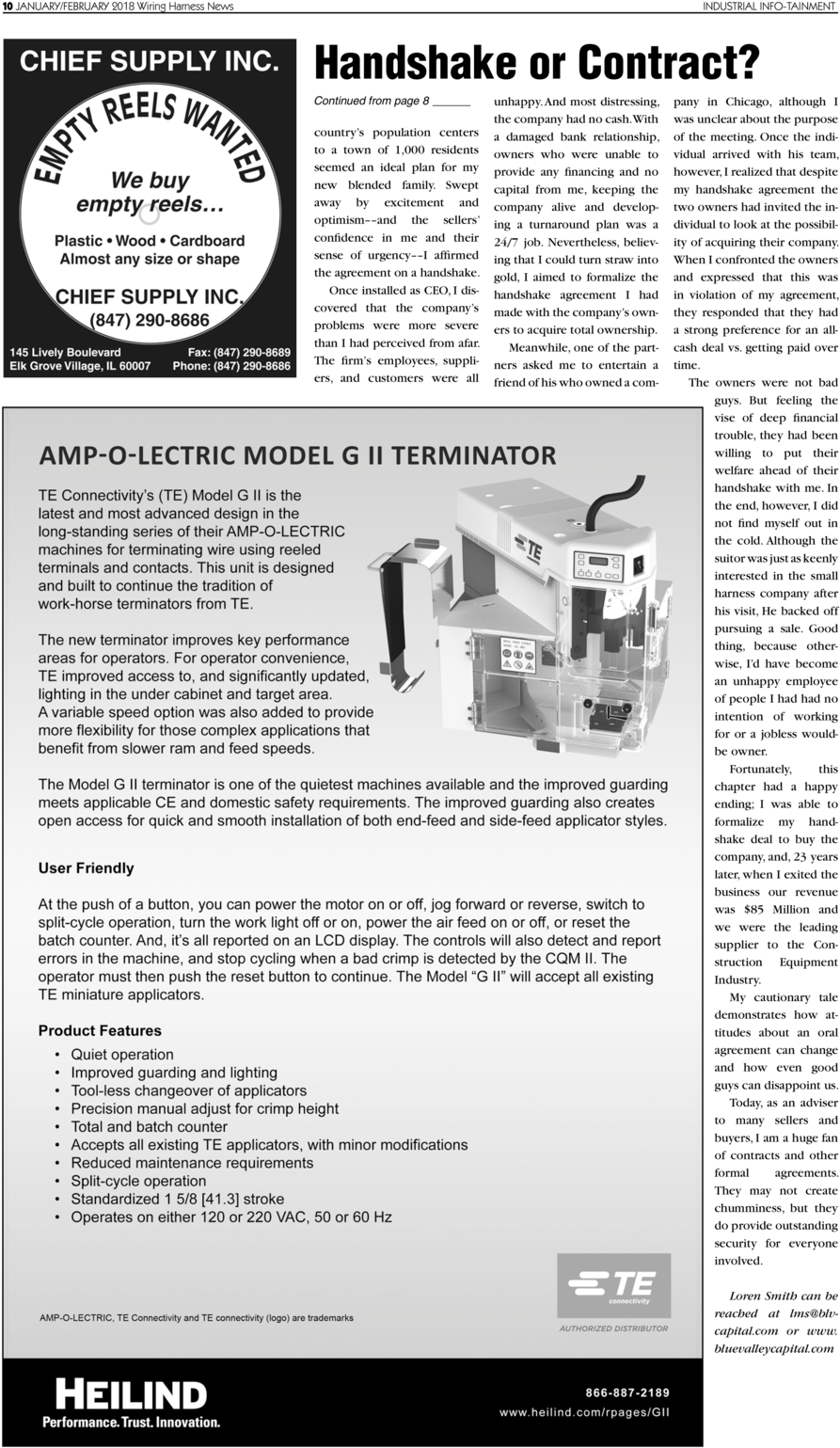 10 January February 2018 Wiring Harness News Industrial - Contract (960x1632), Png Download
