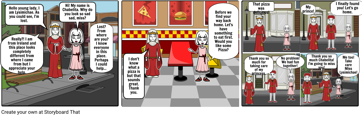 Girl From Medieval Era - Cartoon (1164x385), Png Download