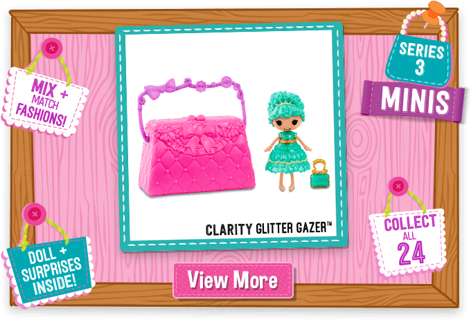 Clarity Glitter Gazer Series - Lalaloopsy Mini Series 4 (794x485), Png Download