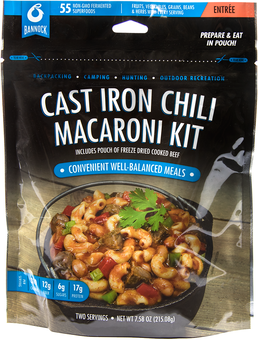 Bannock Camping Meals Mega Sample Pack 10 Pouches - Chili Mac Camping Meal - Freeze Dried Camp Food - Backpacking, (1500x1500), Png Download