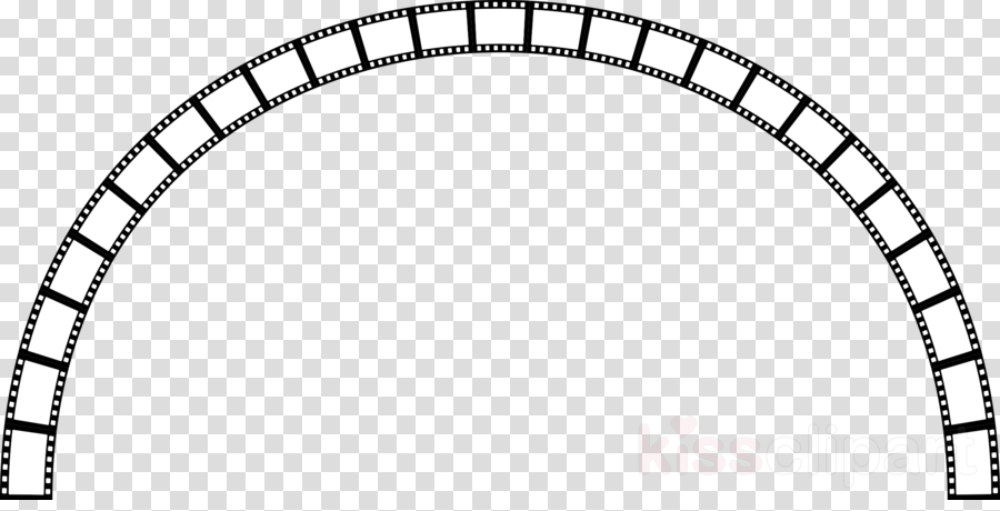 Film Strip Circle Png Clipart Filmstrip Clip Art - Contorno Circulo Sin Fondo (900x460), Png Download
