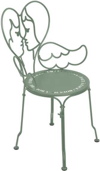 Chaise Metal - Chair - Fermob Ange Chair (600x600), Png Download