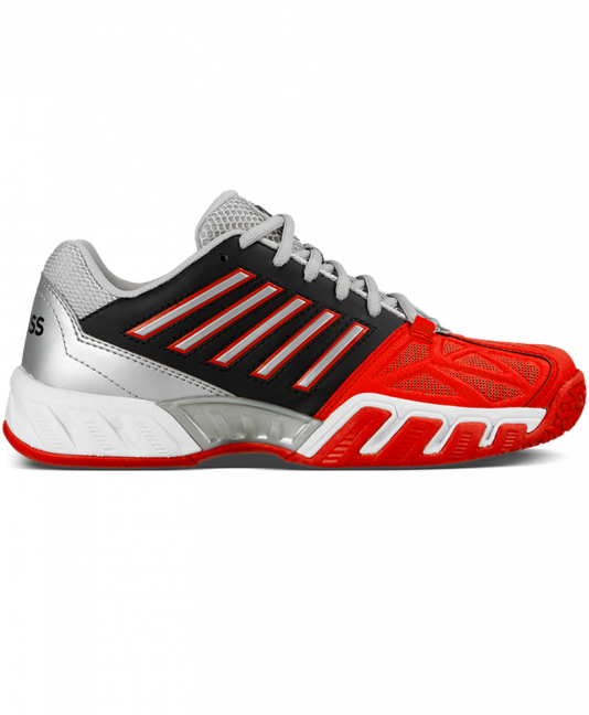 Red Tennis Shoes K-swiss Bigshot - K-swiss Big Shot Light Men's Tennis Shoes Red (534x648), Png Download