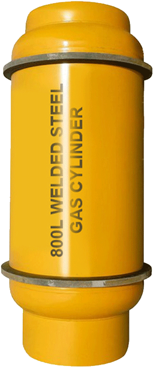 800l Welded Steel Gas Cylinder Properties - Plastic (614x802), Png Download