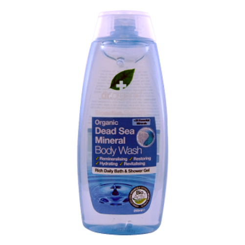 Organic Dead Sea Mineral Body Wash 250ml - Dr Organic Dead Sea Mineral Body Wash (900x500), Png Download