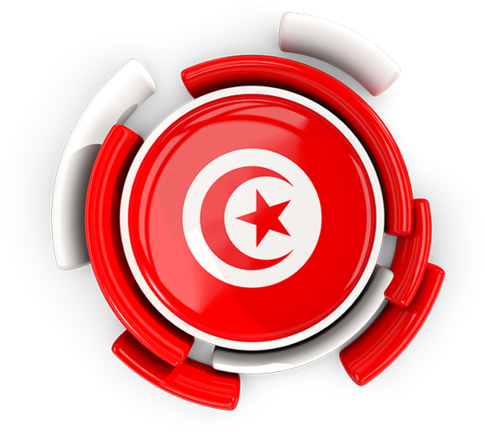Tunisia 640 - Croatia Round Flag Png (640x480), Png Download