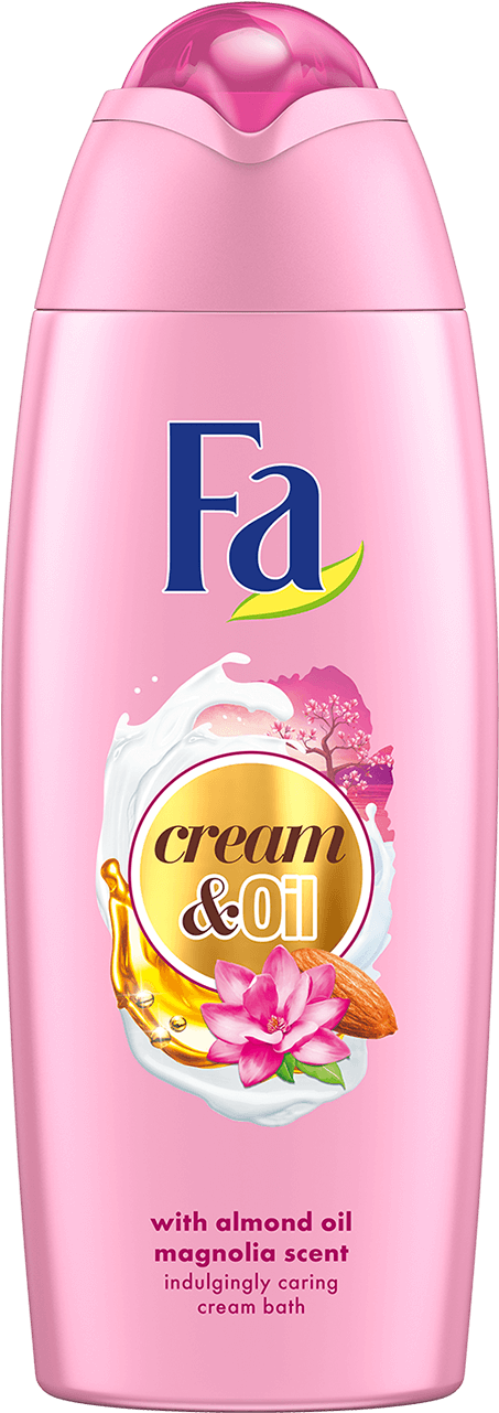 Fa Com Cream Bath Cream Oil Magnolia - Fa (970x1400), Png Download