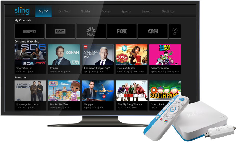 Sign Up Here - Airtv Play Live Tv Streaming (955x586), Png Download