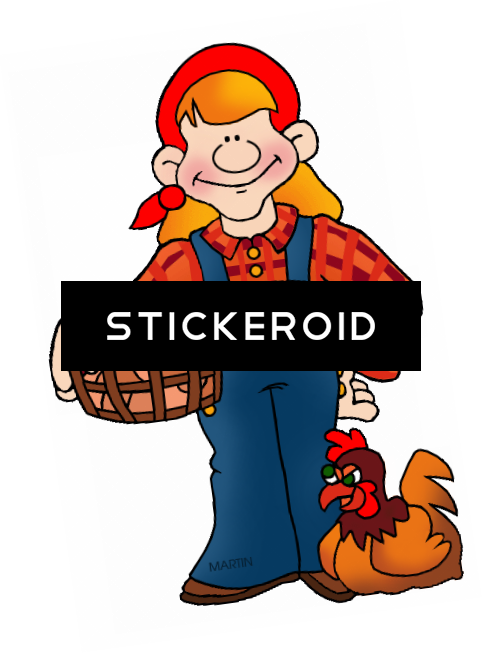 Farmer - Drawing (482x653), Png Download