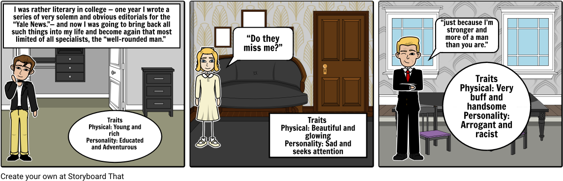 Great Gatsby Ch - Cartoon (1164x385), Png Download