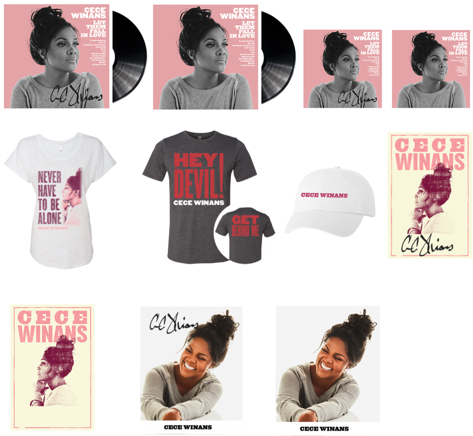 Merch For Site Test - Cece Winans Let Them Fall In Love Vinyl Record (1000x1000), Png Download