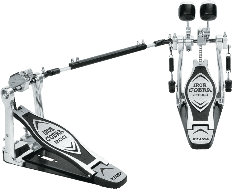 Tama Hp200ptw Iron Cobra 200 Double Bass Pedal - Tama 200 Series Hp200ptw Iron Cobra Twin Kick Drum (800x800), Png Download