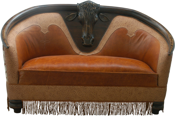 Bull Horn Sofa - Furniture (600x600), Png Download