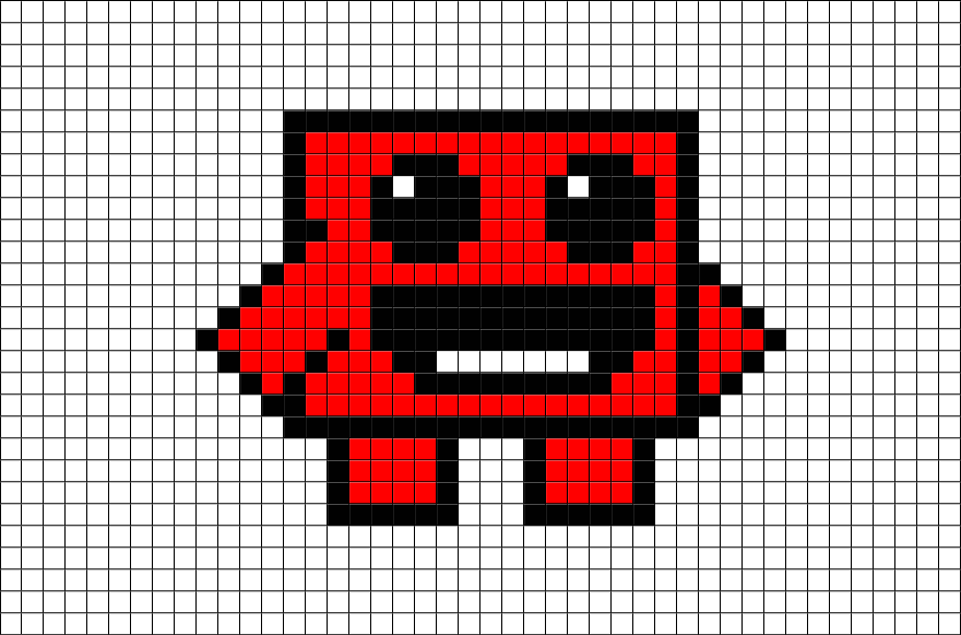 Super Meat Boy Bits (880x581), Png Download