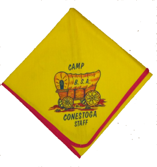 Vintage Yellow Bsa Staff Neckerchief Small Wagon - Emblem (636x676), Png Download