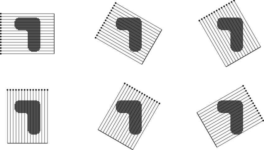 There Are 6 Different Directions And 15 Lines - Graphic Design (850x483), Png Download