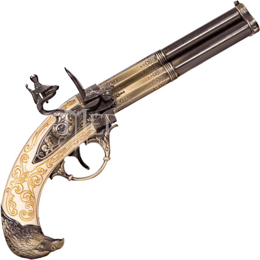 Flintlock Pistol Png Png Royalty Free - Firearm (845x845), Png Download
