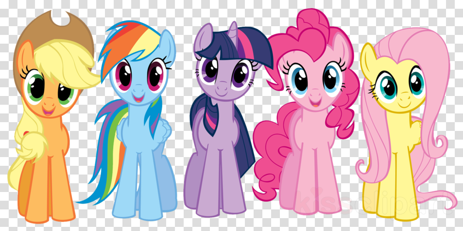 Download My Little Pony Png Clipart Pony Twilight Sparkle - Mlp Mane 6 Hugs (900x450), Png Download