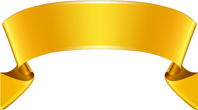 Golden Clipart Blank Scroll - Certificate Blue And Gold Ribbons (640x480), Png Download