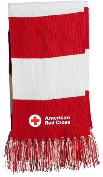 Striped Scarf Striped Scarf Striped Scarf - Sport-tek Spectator Scarf - Sta02, White (1000x1000), Png Download