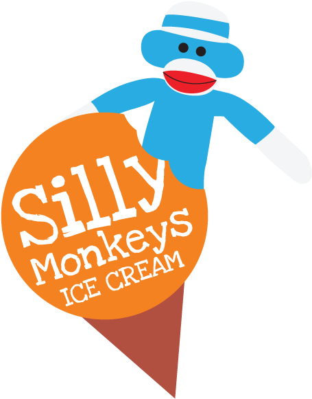 Silly Monkey's Ice Cream Wanted A Simple And Bright - Monkey & Robot (500x634), Png Download