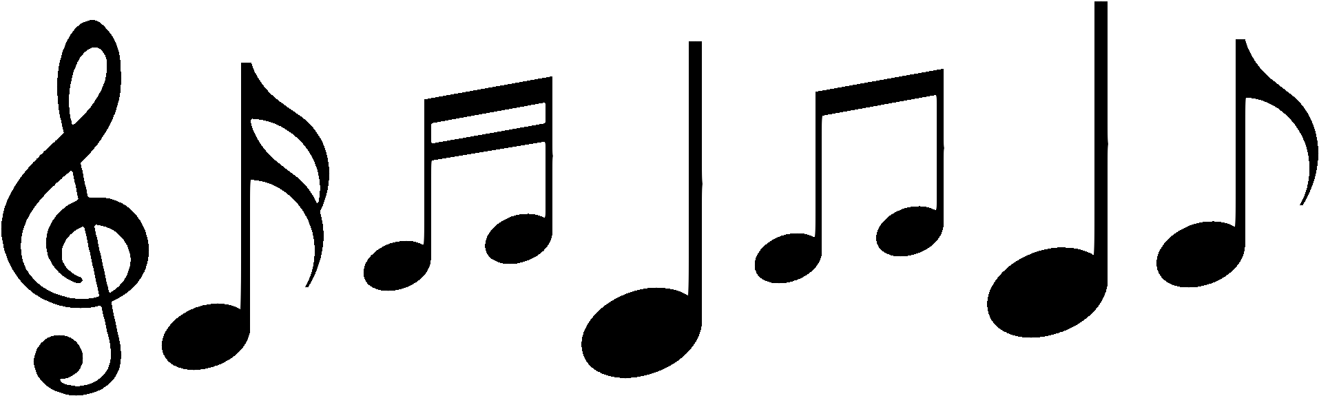 Related Wallpapers - Treble Clef 4 4 Time (1950x604), Png Download